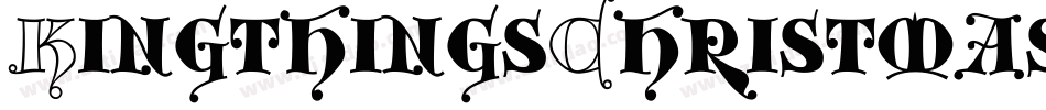 KingthingsChristmas-OMq8字体转换