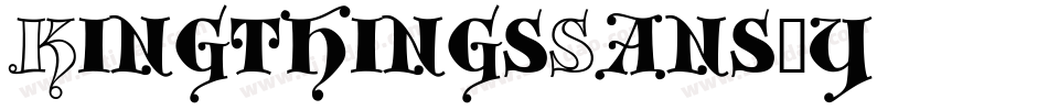 KingthingsSans-y132字体转换