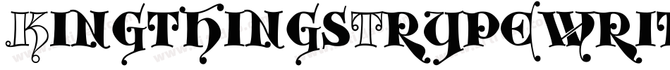KingthingsTrypewriter-ngnR字体转换