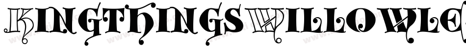 KingthingsWillowless-8ZR2字体转换