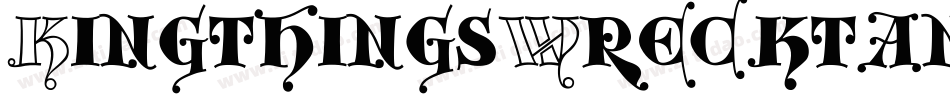 KingthingsWrecktangle-p9Lr字体转换