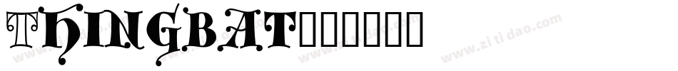 Thingbat字体转换