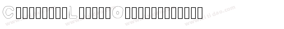 ChristmasLightsOutdoor字体转换