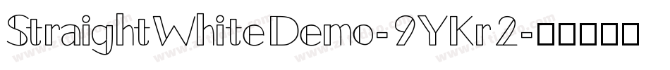 StraightWhiteDemo-9YKr2字体转换