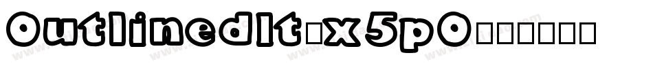 OutlinedIt-x5pO字体转换