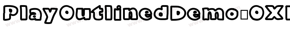 PlayOutlinedDemo-OXK8字体转换