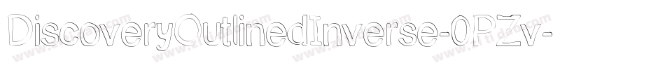 DiscoveryOutlinedInverse-0PZv字体转换