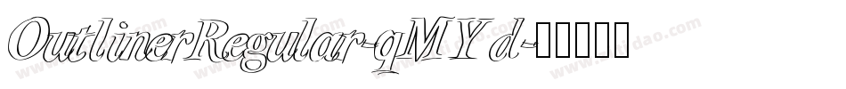 OutlinerRegular-qMYd字体转换
