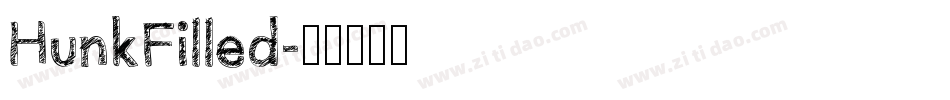 HunkFilled字体转换
