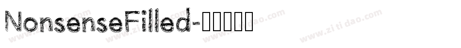 NonsenseFilled字体转换