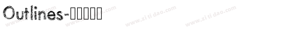 Outlines字体转换