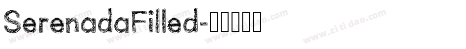 SerenadaFilled字体转换