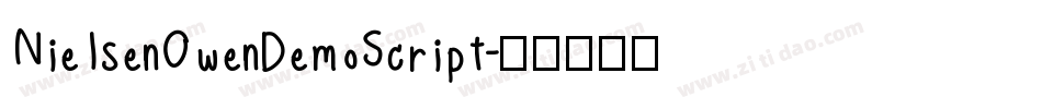 NielsenOwenDemoScript字体转换
