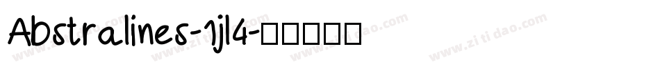 Abstralines-1jl4字体转换