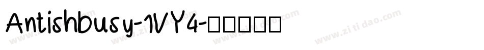 Antishbusy-1VY4字体转换