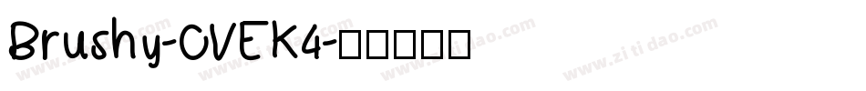 Brushy-OVEK4字体转换