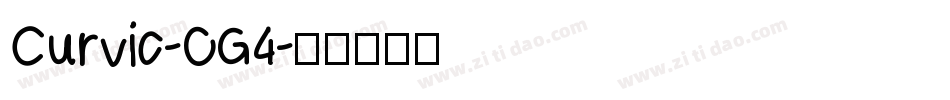 Curvic-OG4字体转换