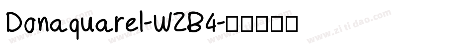 Donaquarel-WZB4字体转换