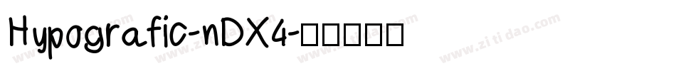 Hypografic-nDX4字体转换