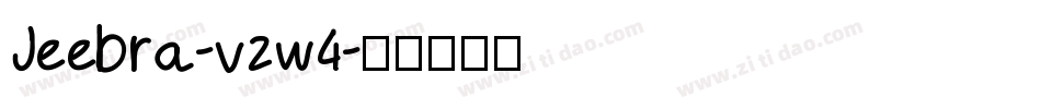 Jeebra-vzw4字体转换
