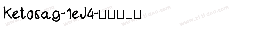 Ketosag-1eJ4字体转换