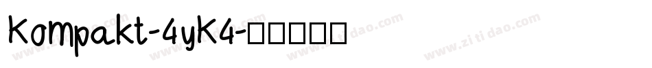 Kompakt-4yK4字体转换