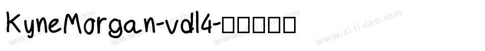 KyneMorgan-vdl4字体转换