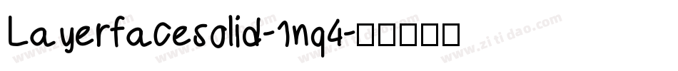 Layerfacesolid-1nq4字体转换