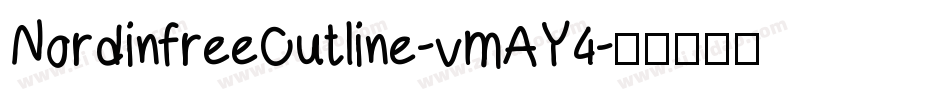 NordinfreeOutline-vmAY4字体转换