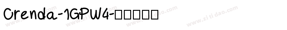 Orenda-1GPW4字体转换