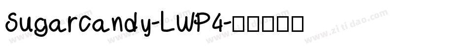 Sugarcandy-LWP4字体转换