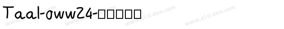Taal-owwZ4字体转换