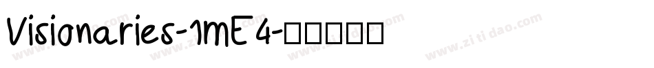 Visionaries-1mE4字体转换