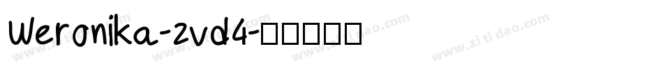 Weronika-zvd4字体转换