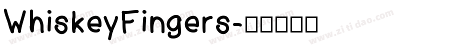 WhiskeyFingers字体转换
