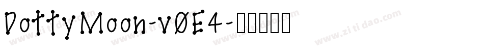 DottyMoon-v0E4字体转换