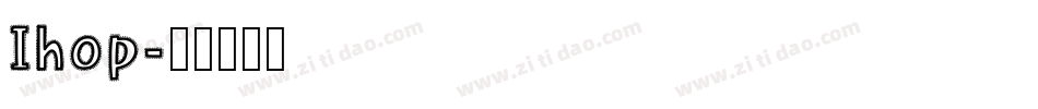 Ihop字体转换