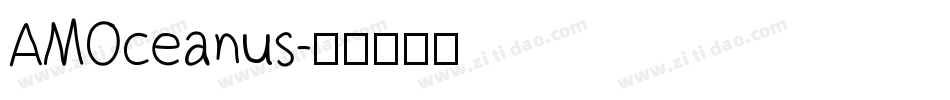 AMOceanus字体转换