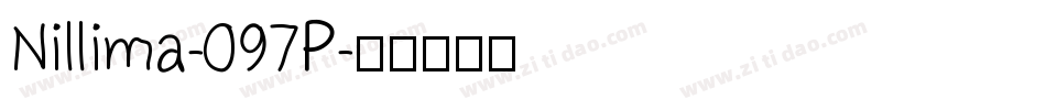 Nillima-097P字体转换