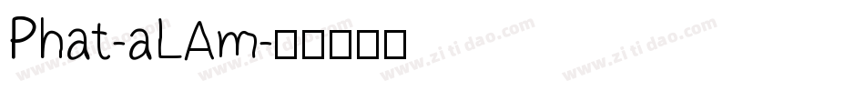 Phat-aLAm字体转换