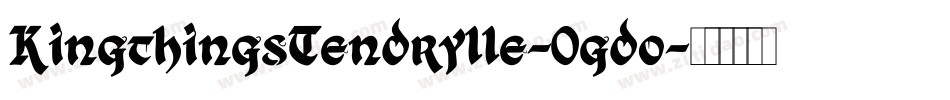 KingthingsTendrylle-0gdo字体转换
