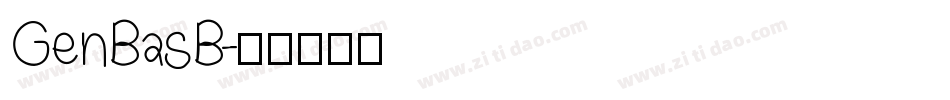 GenBasB字体转换