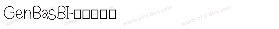 GenBasBI字体转换