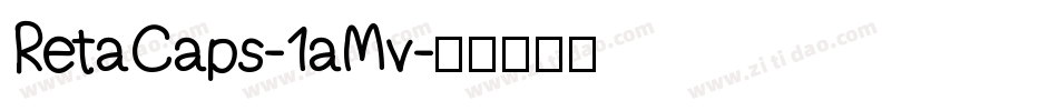 RetaCaps-1aMv字体转换