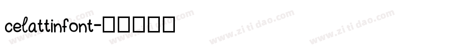 celattinfont字体转换