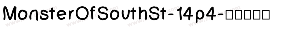 MonsterOfSouthSt-14p4字体转换