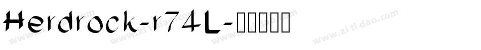 Herdrock-r74L字体转换