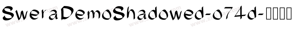 SweraDemoShadowed-o74d字体转换
