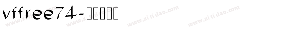 vffree74字体转换
