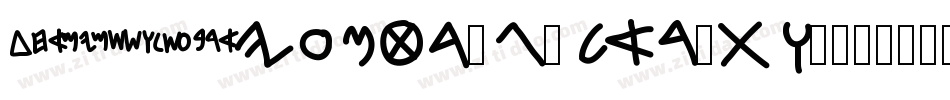 1234FontRegular-Xyjj字体转换
